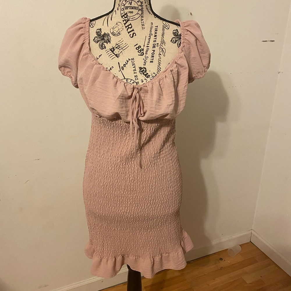 Dress light pink size large